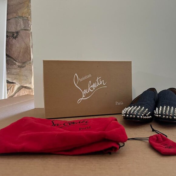 Christian Louboutin Other - Christian Louboutin Men's Spooky Flat Calf Loafers 45